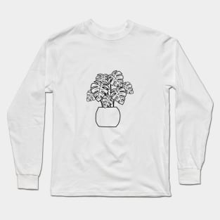 Color In Monstera Long Sleeve T-Shirt